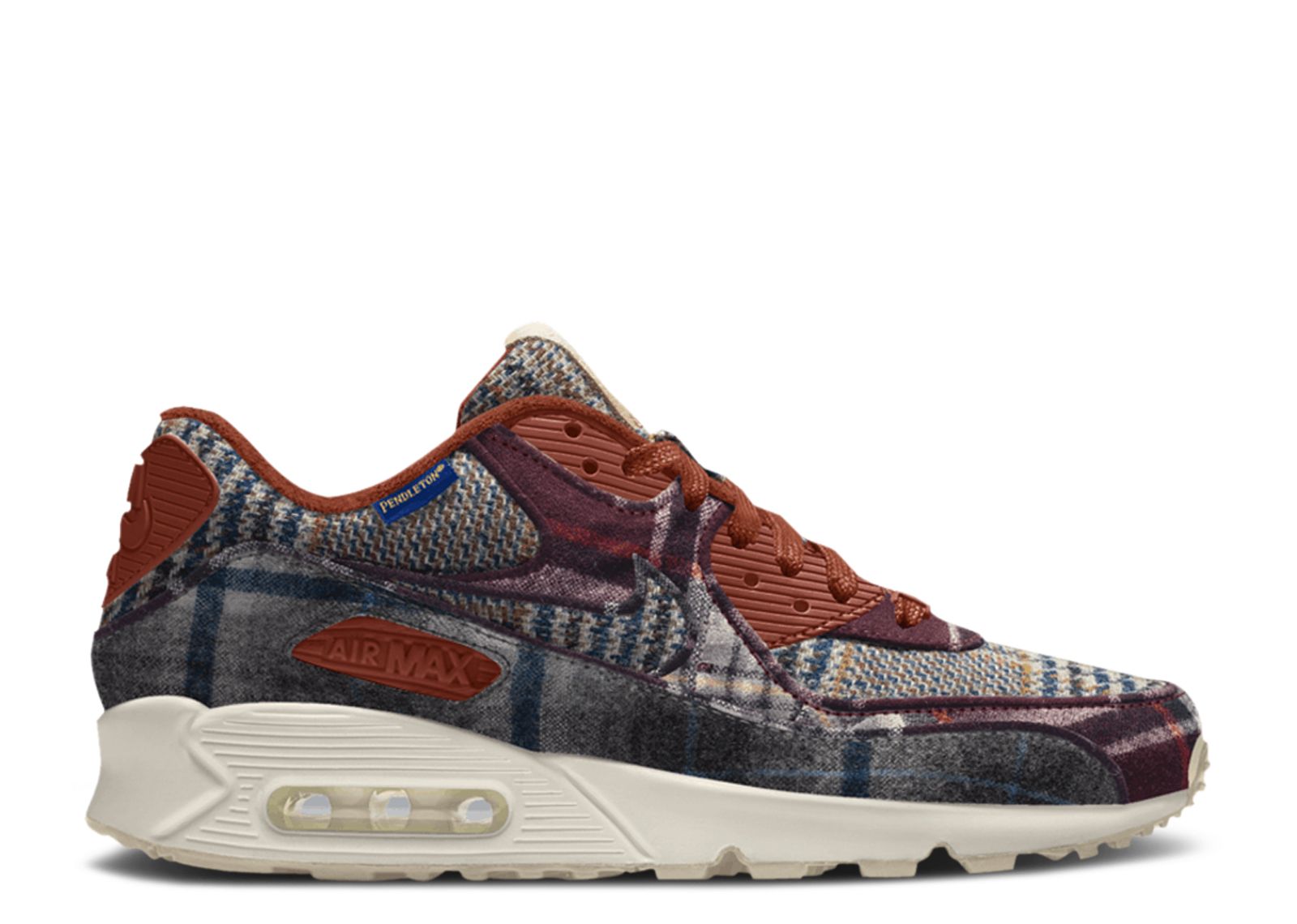 Nike id air max 90 pendleton hotsell