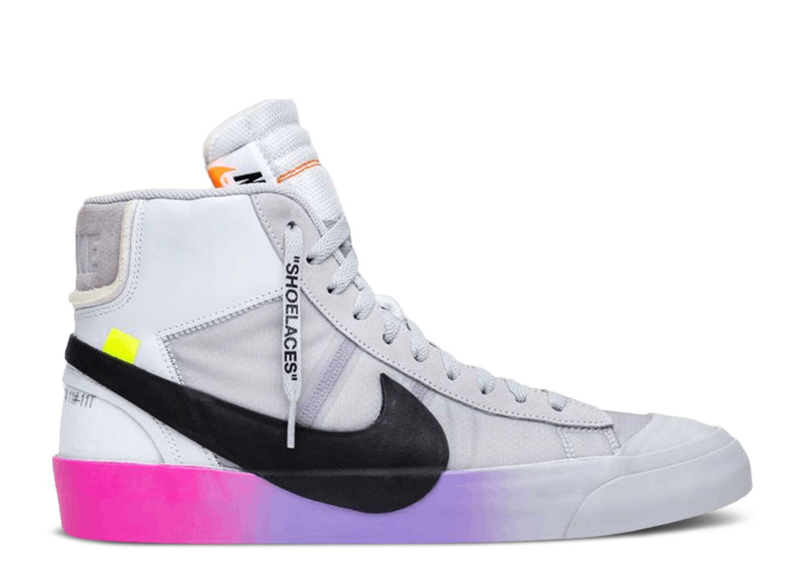 Serena Williams X Off White X Blazer Studio Mid Queen Special Box Nike AA3832 002 SB wolf grey cool grey pure platinum volt Flight Club