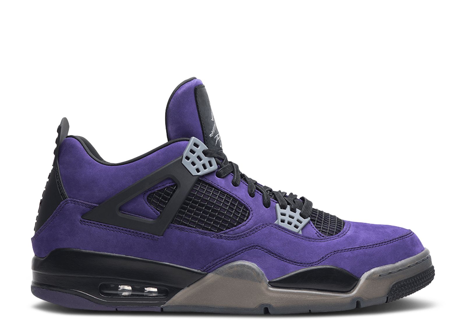 purple jordan 4's