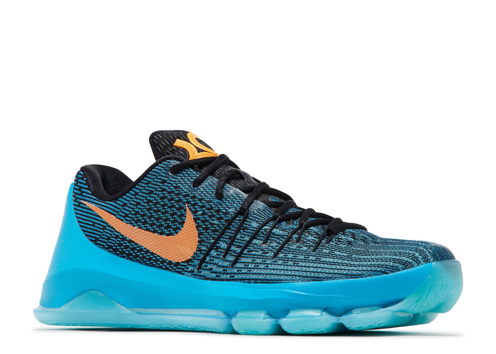 Nike KD35 Basketball Shoes - Blue/Neon Orange