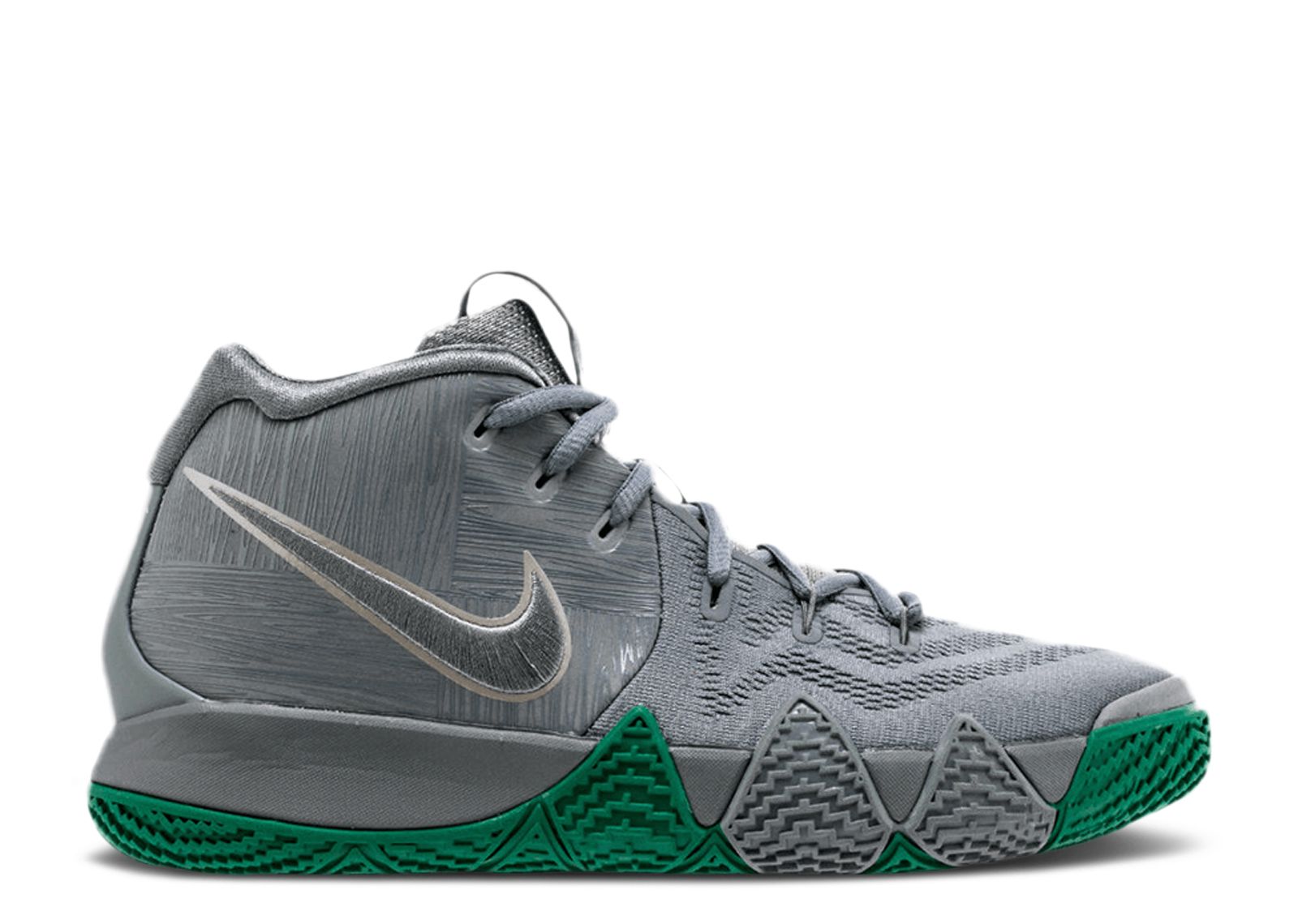 Kyrie 4 store grey and white