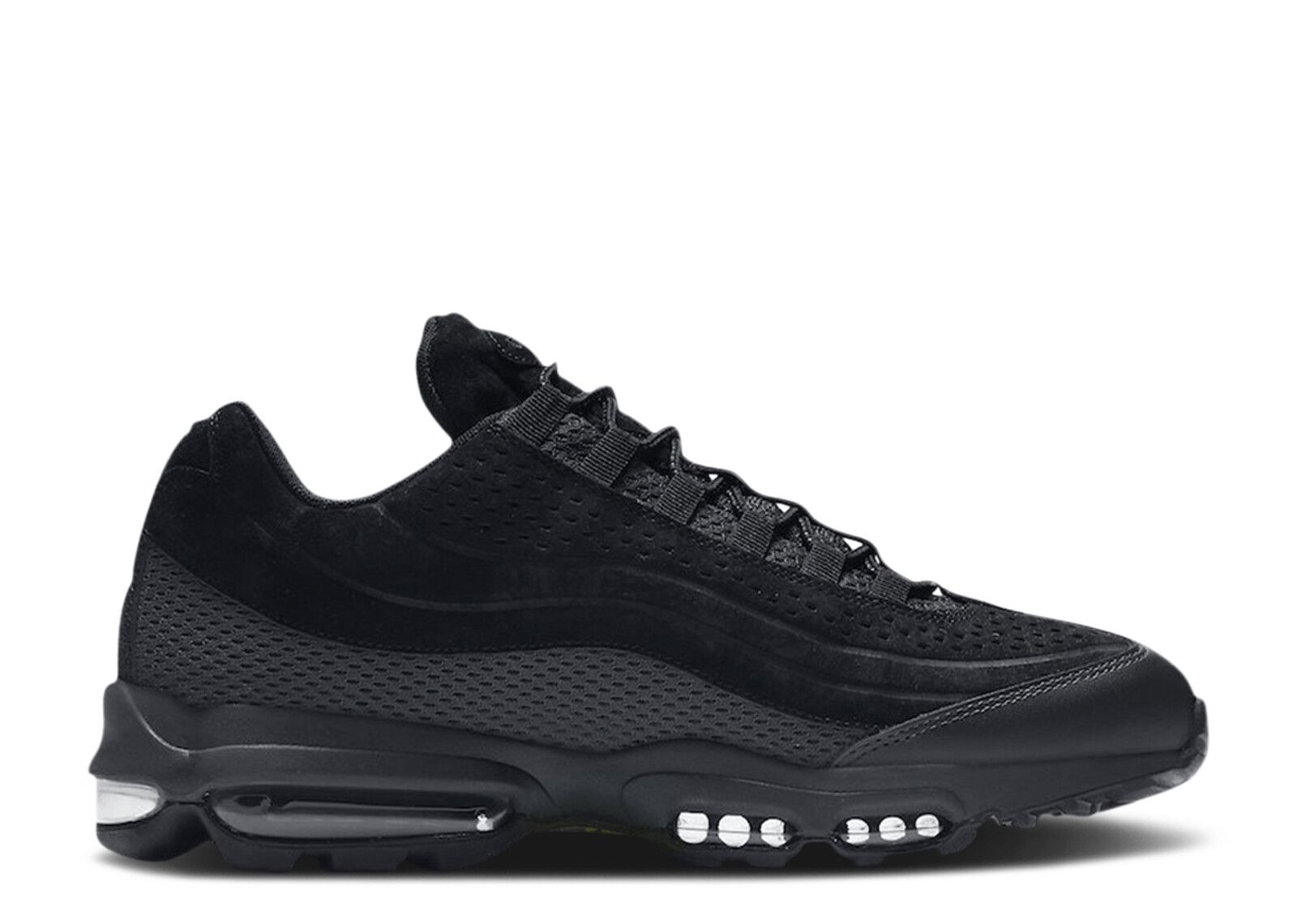 Footwear Air Max 95 Ultra Triple Black Nike Air Max 95 Kids' Shoes