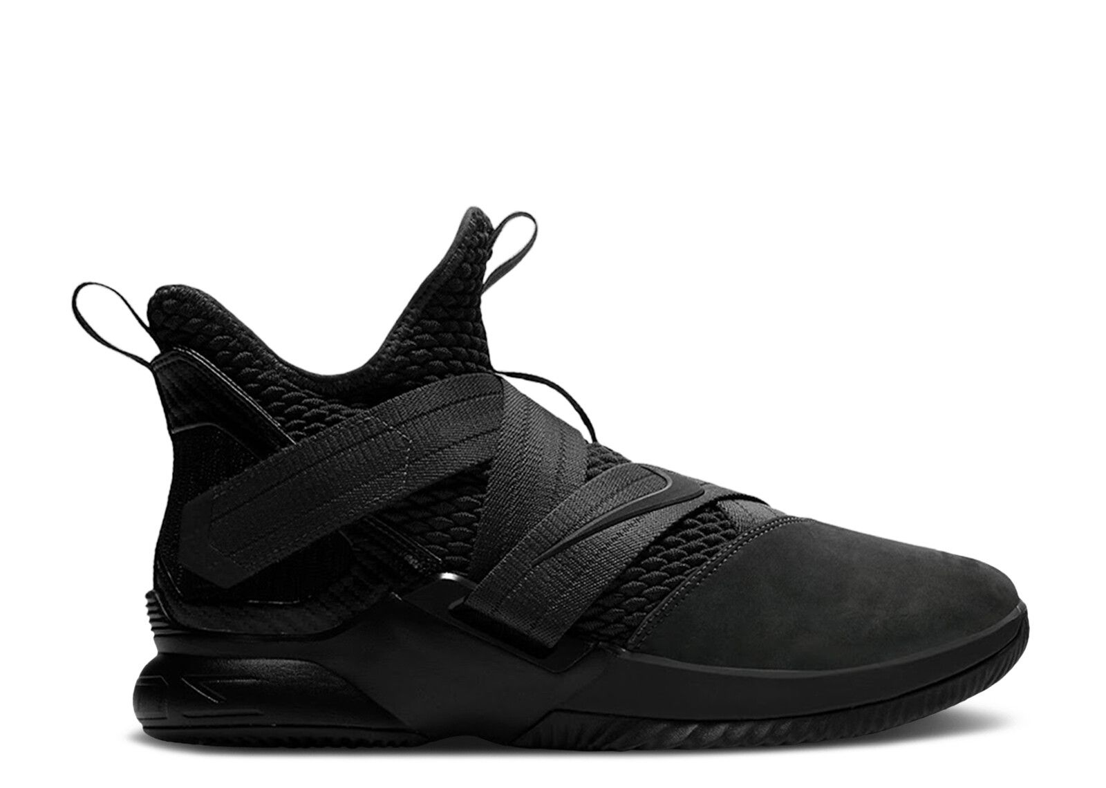 LeBron Soldier 12 GS 'Triple Black' Nike AO2910 002