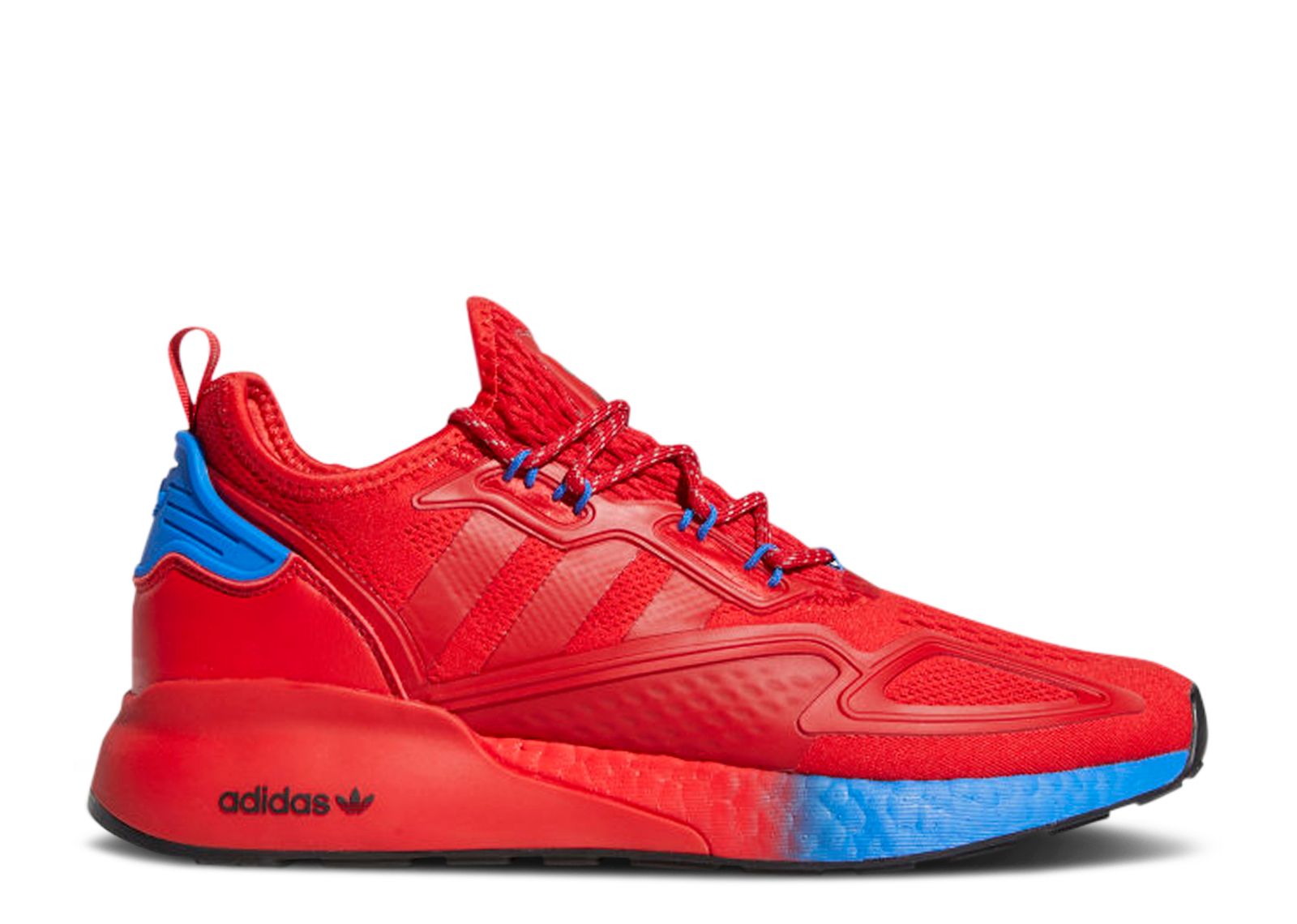 adidas zx 2k boost red and blue