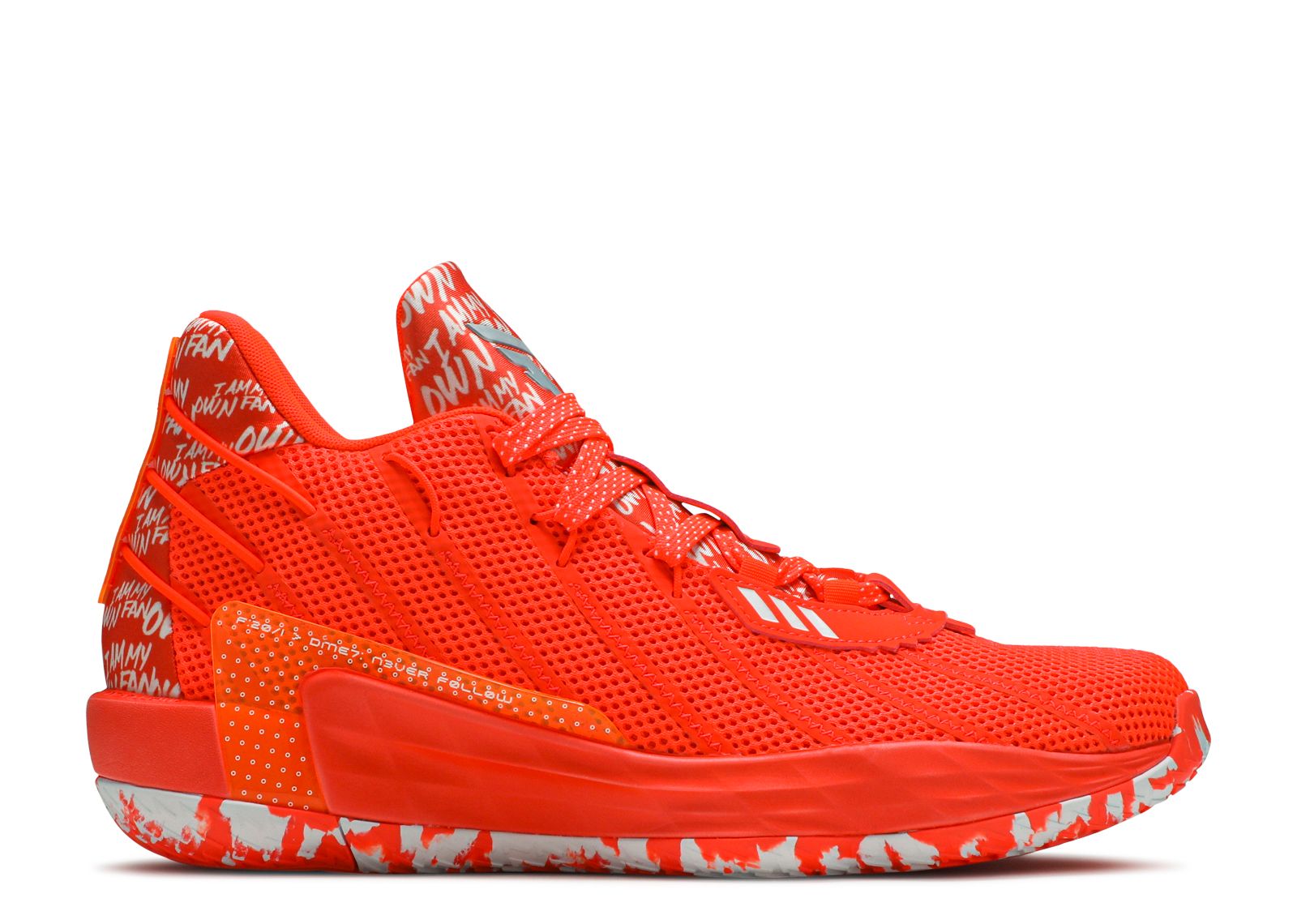 adidas Dame 7 I Am My Own Fan Shoes Red M 6 / W 7 - Mens Basketball Shoes