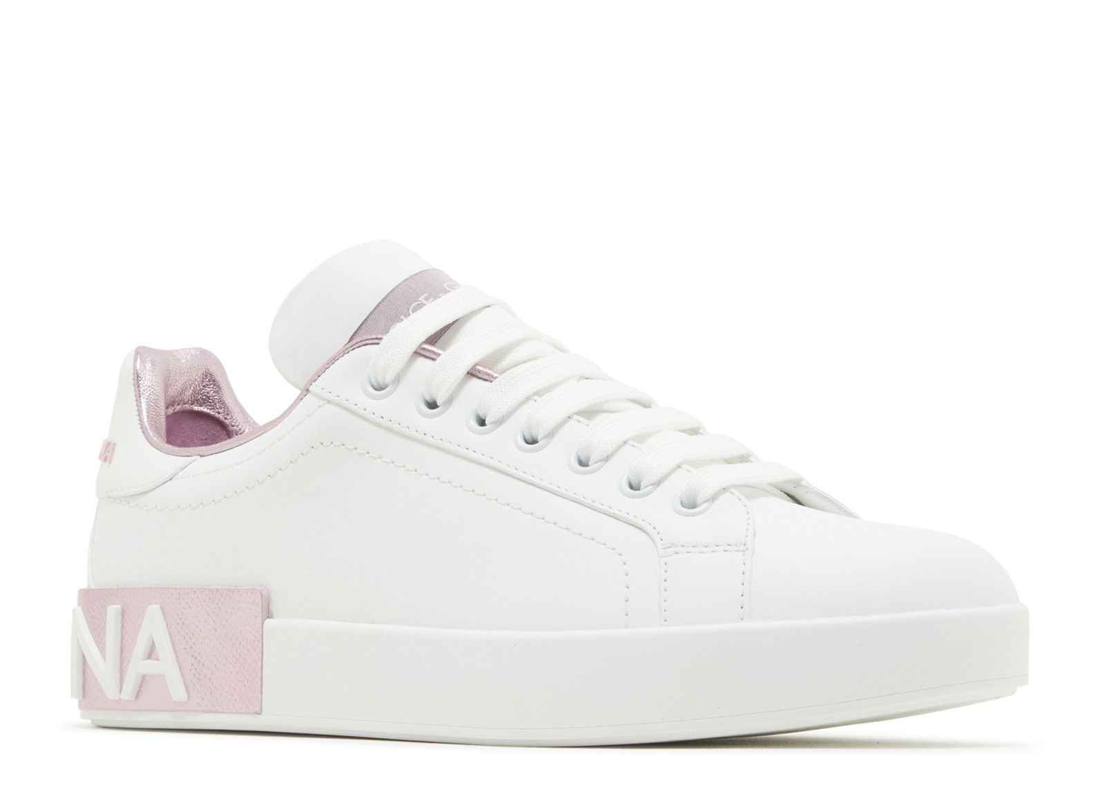 スニーカー DOLCE & GABBANA Woman Sneakers Pink CK1544AX615 87587 Buy Dolce & Gabbana Wmns Portofino 'White Pink' - CK1544