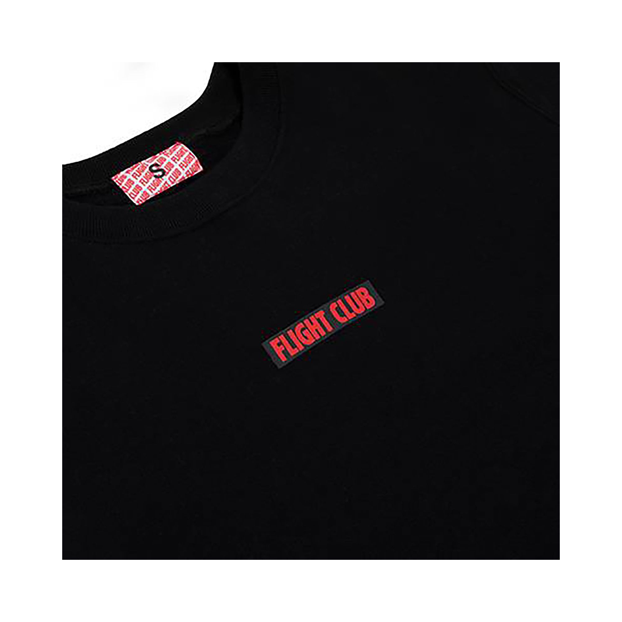 Flight Club Oversized Logo Crewneck Black