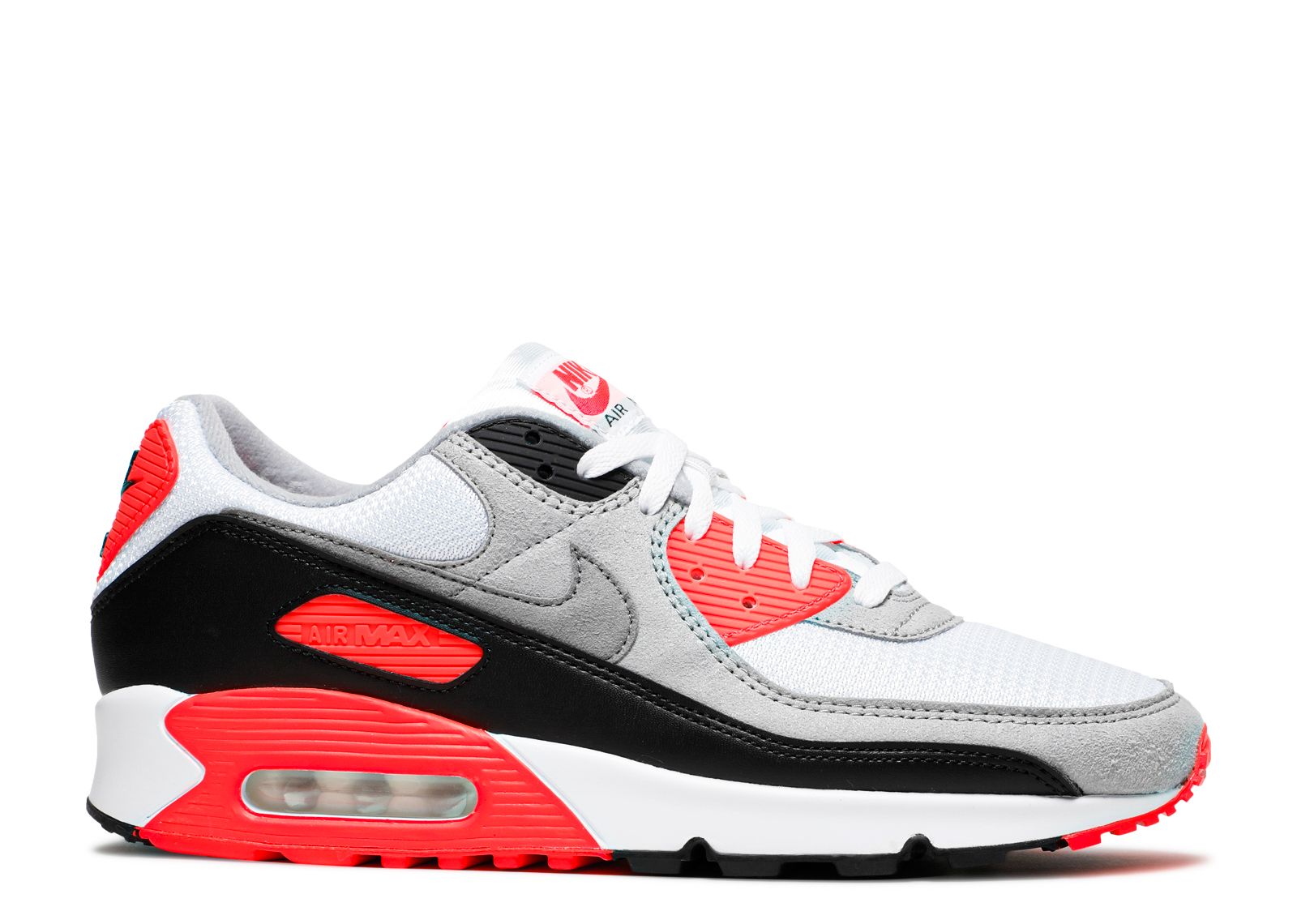 Absorbent Abandoned nicotine Air Max 90 'Infrared' 2020 - Nike - CT1685 100 - white/black/cool  grey/radiant red | Flight Club