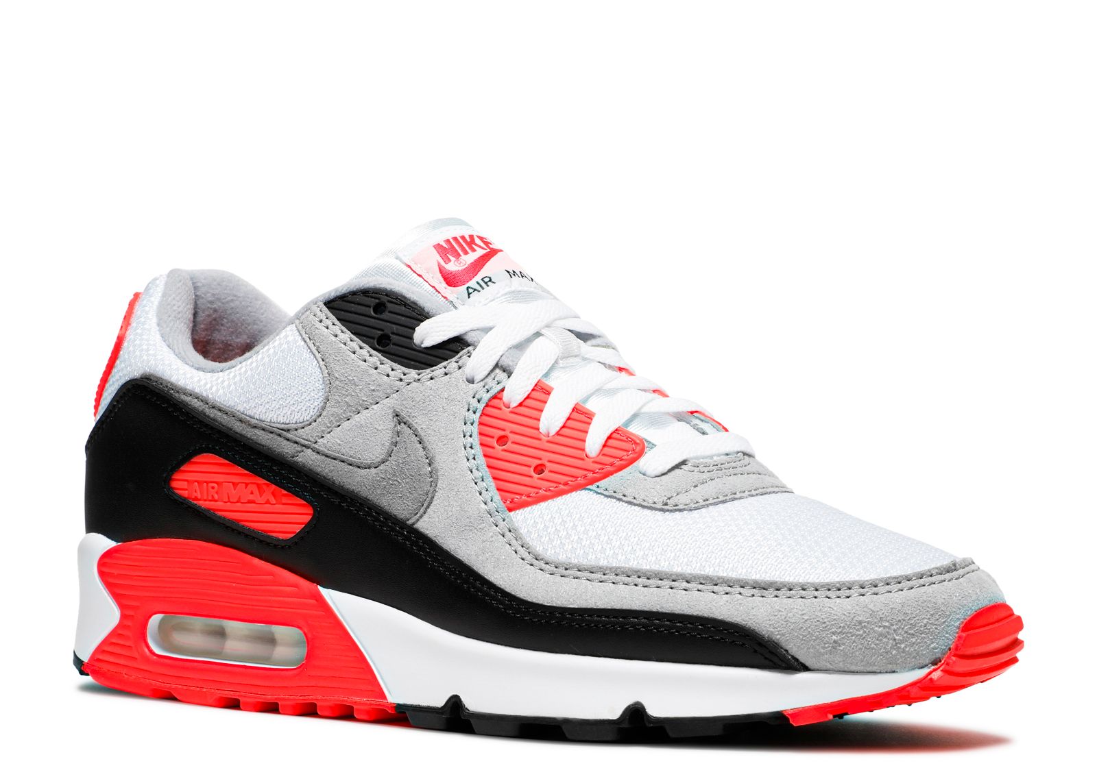 Air Max 90 'Infrared' 2020 - Nike - CT1685 100 - white/black/cool  grey/radiant red | Flight Club