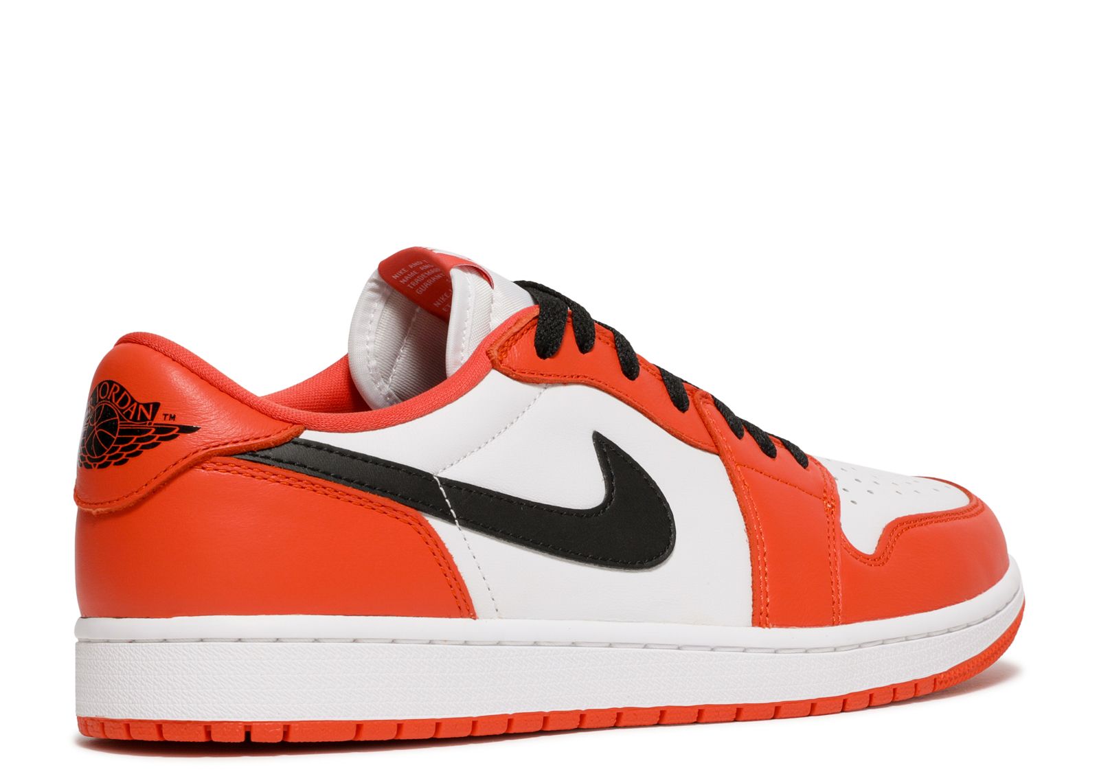 Air jordan 1 hot sale retro low orange