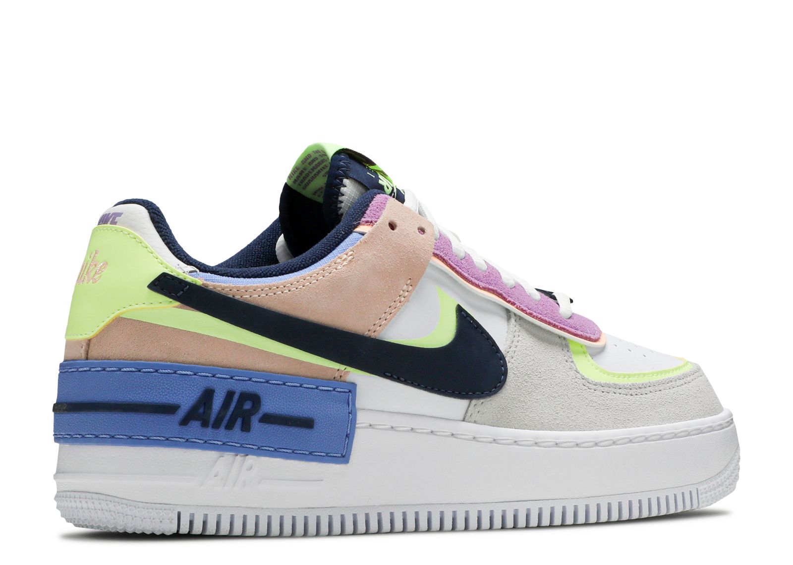 Nike Air Force 1 Low Shadow Summit White Barely Volt Crimson Tint