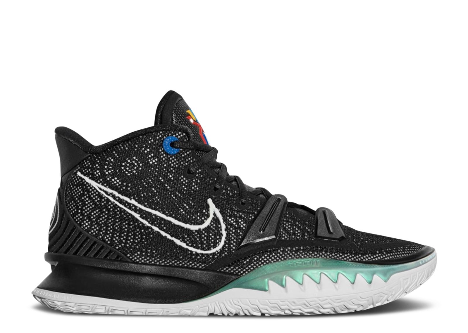 kyrie 7 green and black