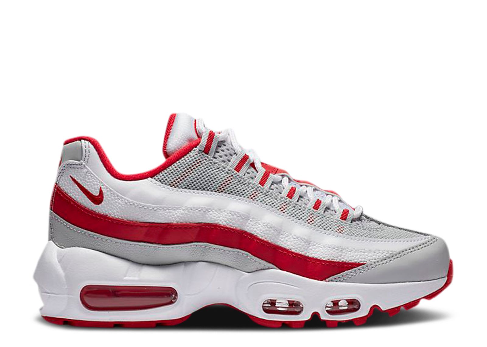Air Max 95 Recraft GS 'Grey Fog Hyper Red' - Nike - CJ3906 004