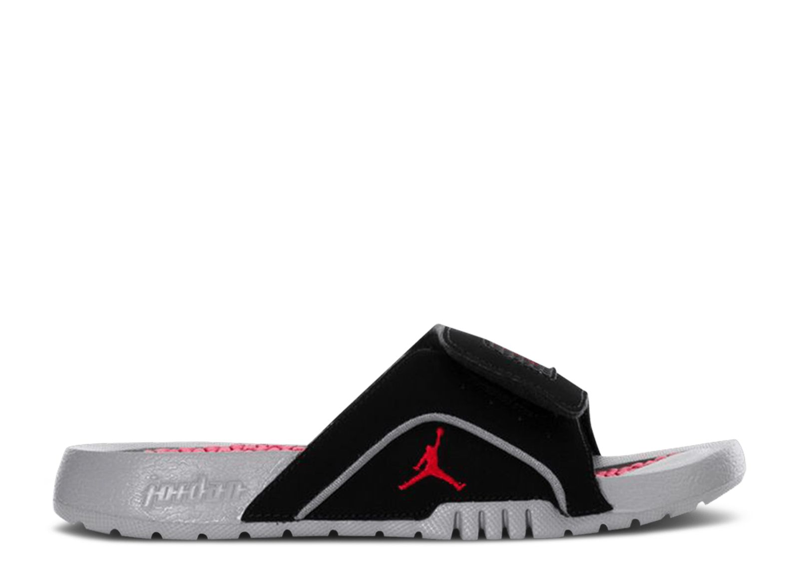 Jordan Hydro 4 Retro Slide GS Black Cement Grey Air Jordan