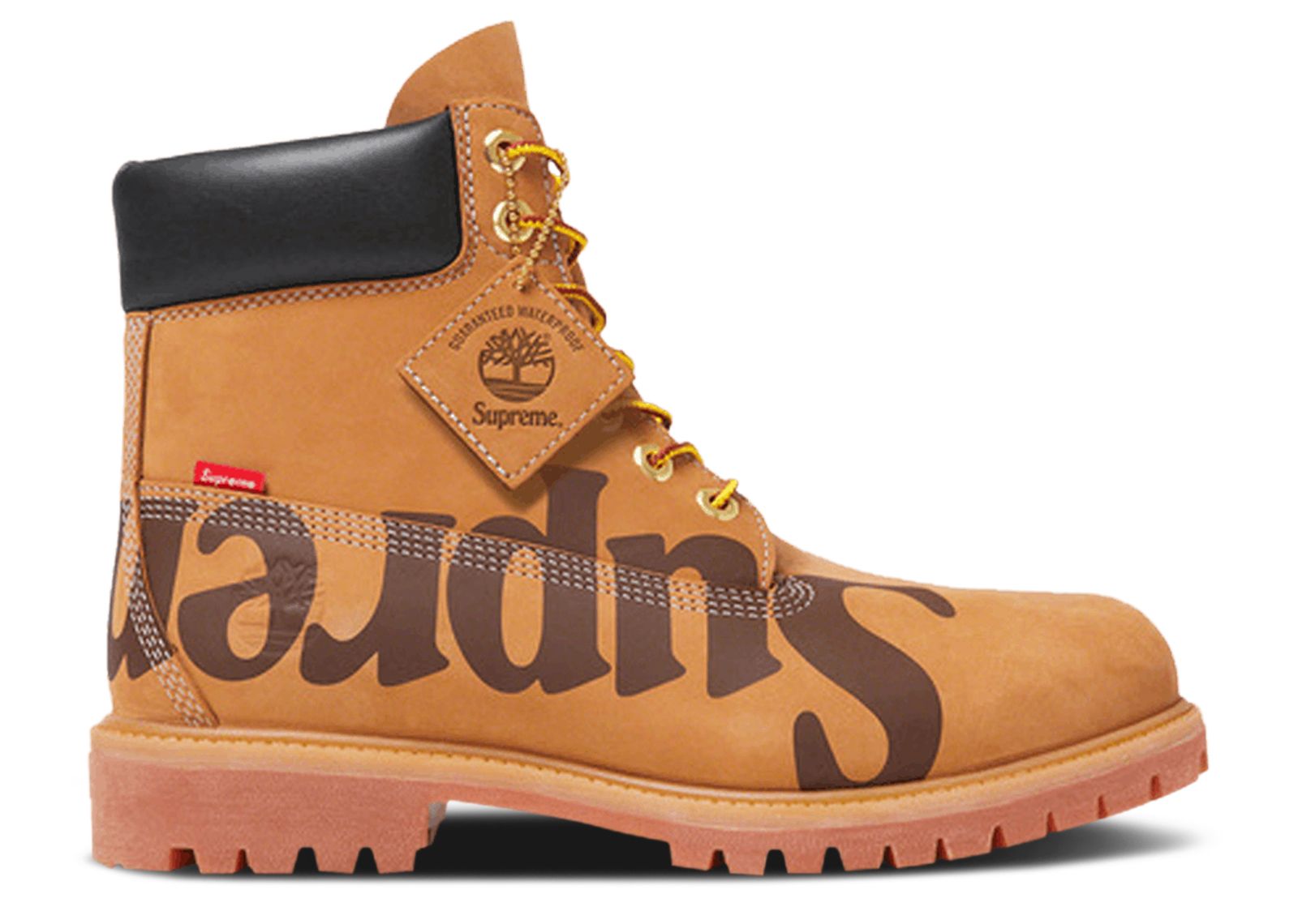 Supreme X 6 Inch Premium Waterproof Boot Big Logo Wheat