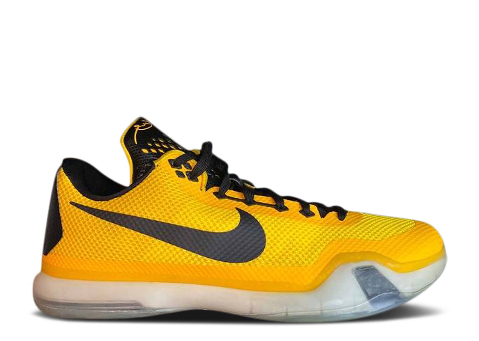 Kobe 10 'Bruce Lee' Sample - Nike - 705317 541445 - university gold/black |  Flight Club