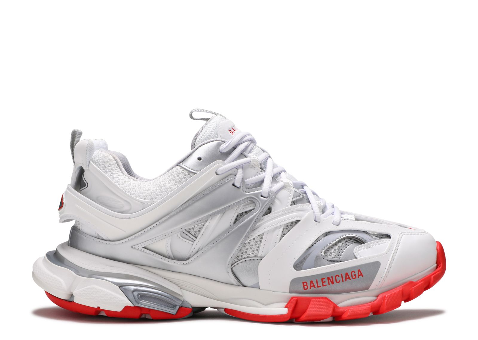 Balenciaga Track Sneaker White Red Balenciaga 542023 W3AC3 9066 white silver red Flight Club