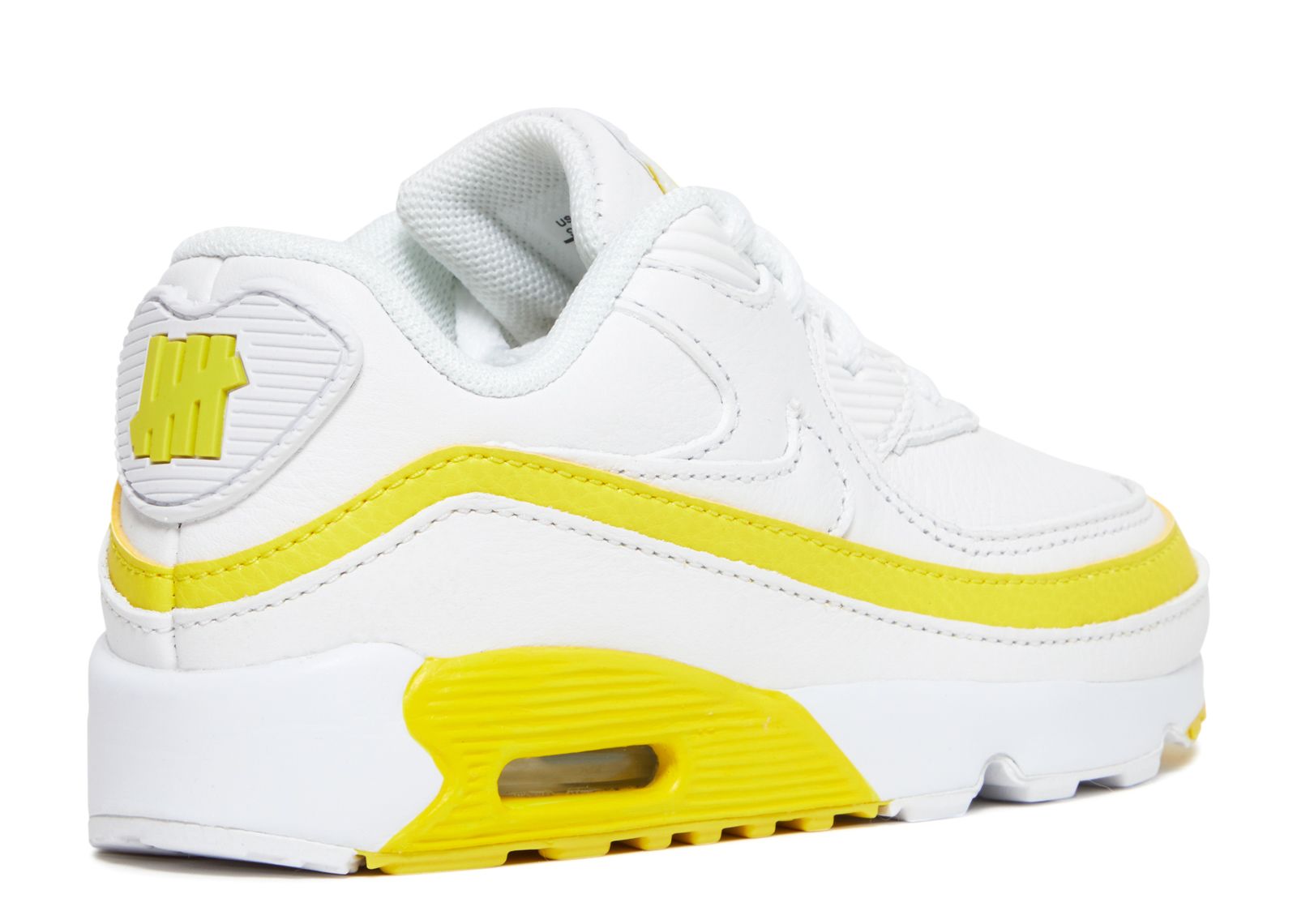 Undefeated X Air Max 90 BT 'White Optic Yellow' - Nike - CQ4615
