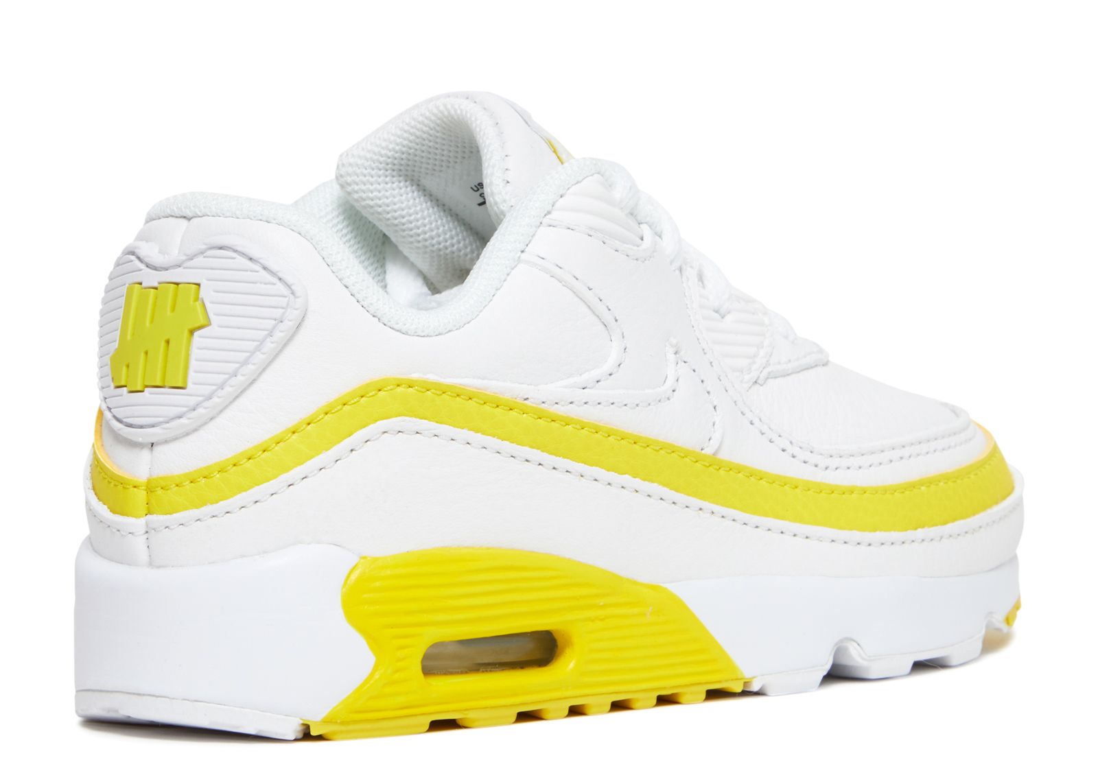 Nike air max 90 hotsell undefeated white optic yellow