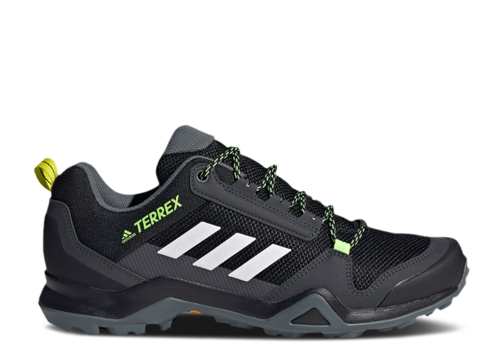 adidas gazelle silver green womens Men's Adidas Terrex Two Ultra Parley, Black/White/Solar Yellow, 9.5 D main image 1