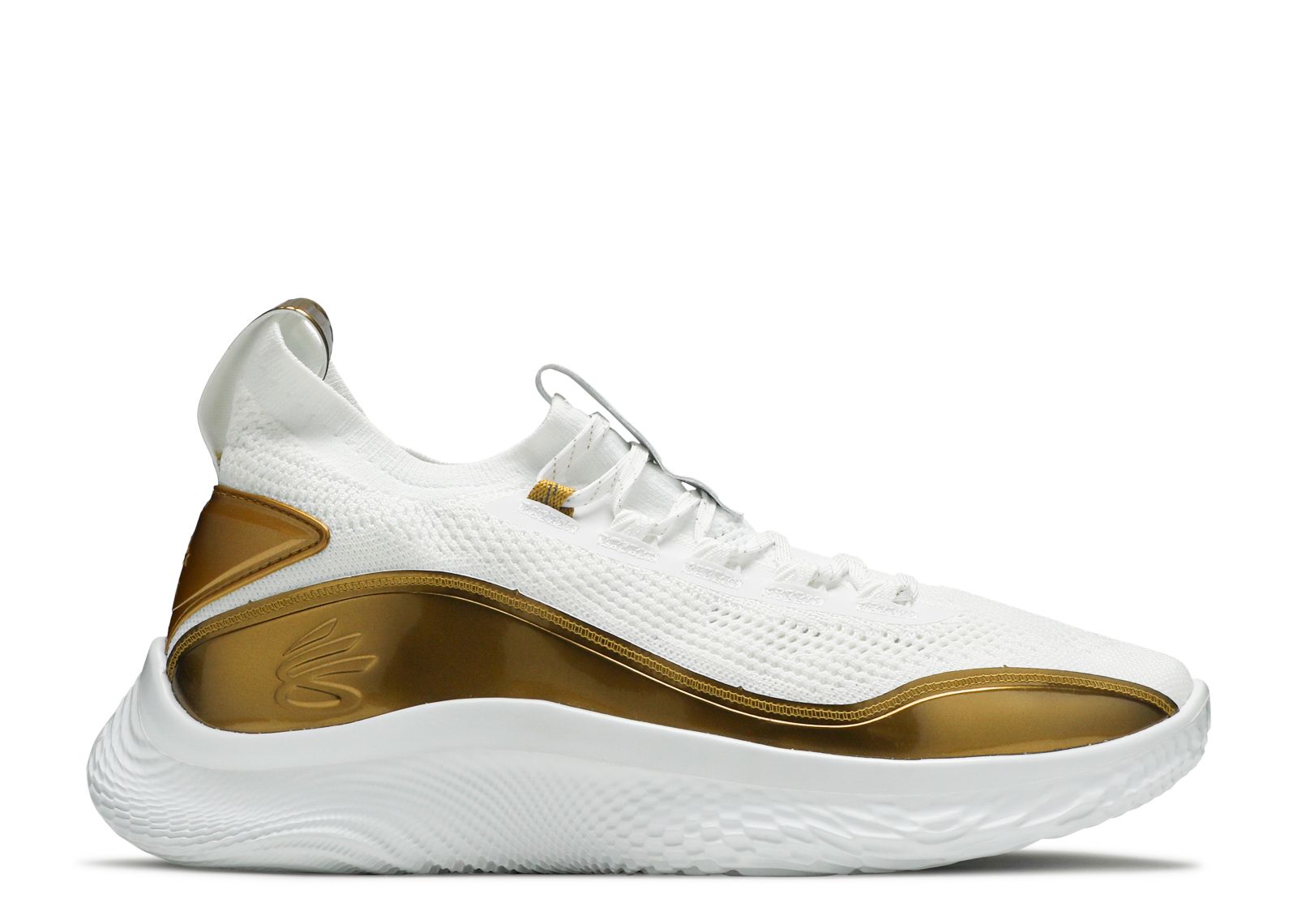 curry 8 gold and white