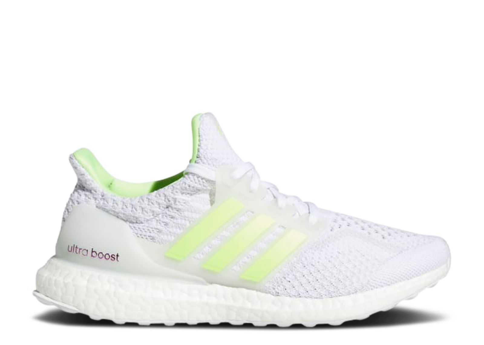 Adidas ultra boost white and green hotsell