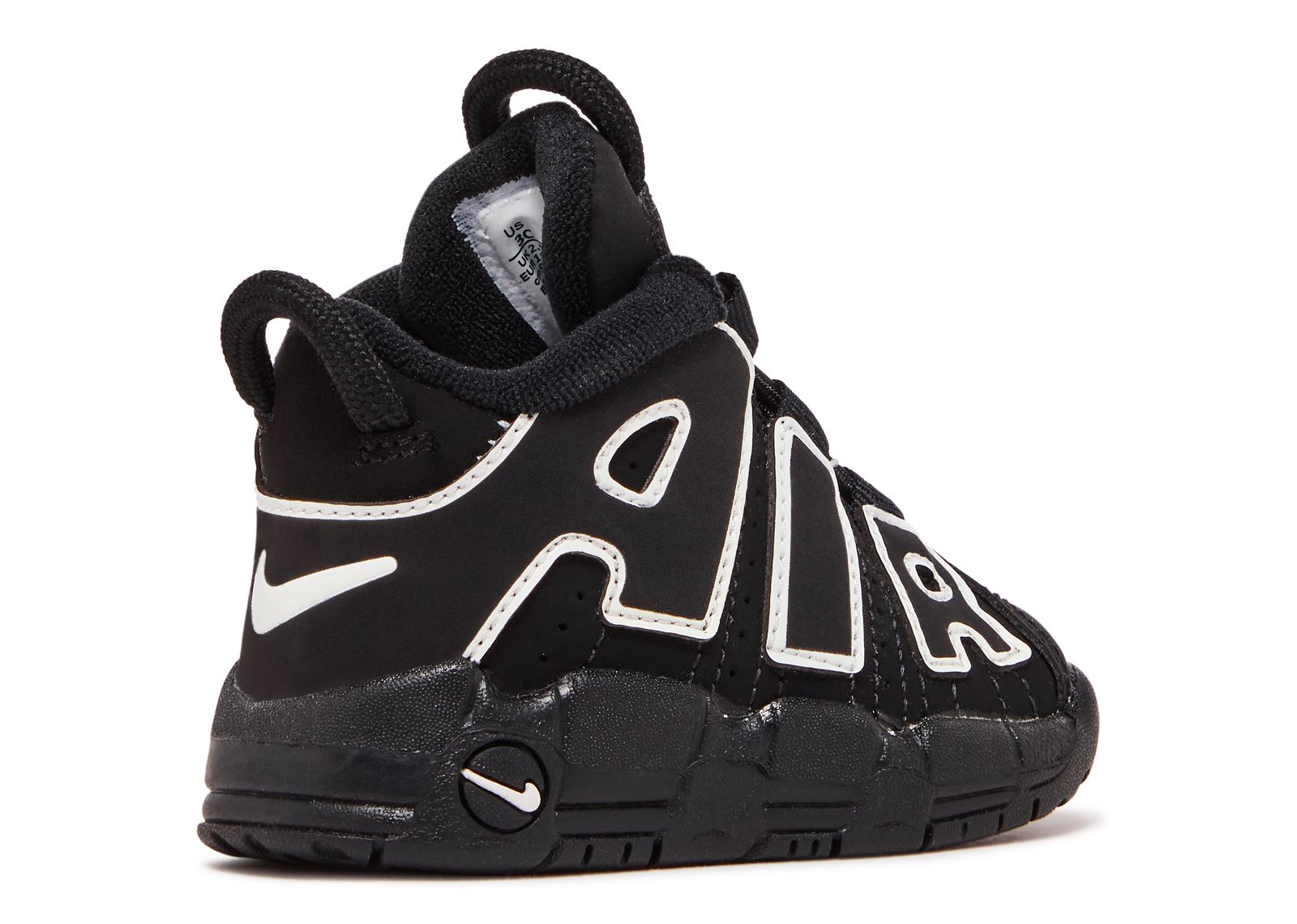 Air More Uptempo TD 'Black White' - Nike - DA8575 002