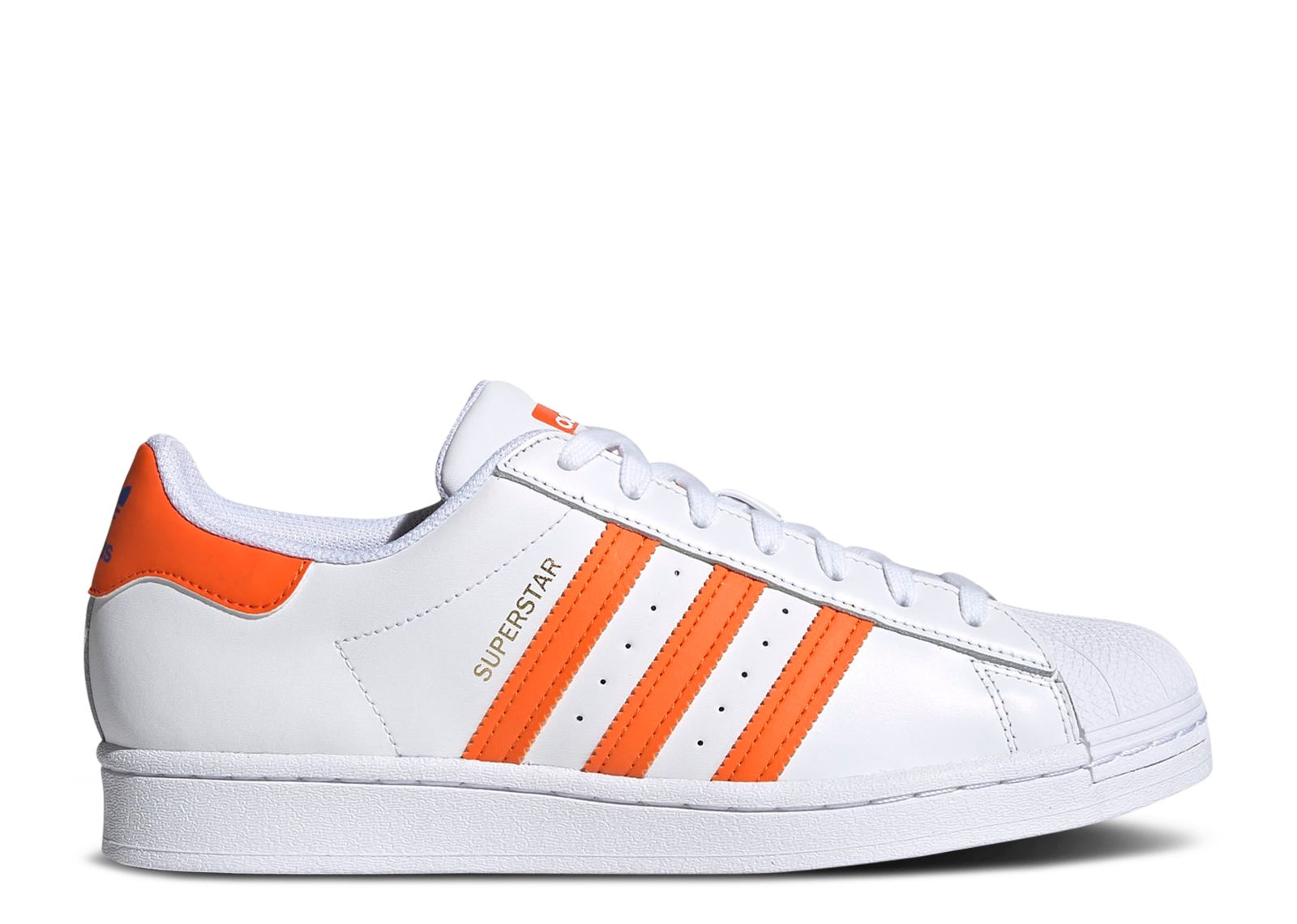 Adidas superstar orange best sale