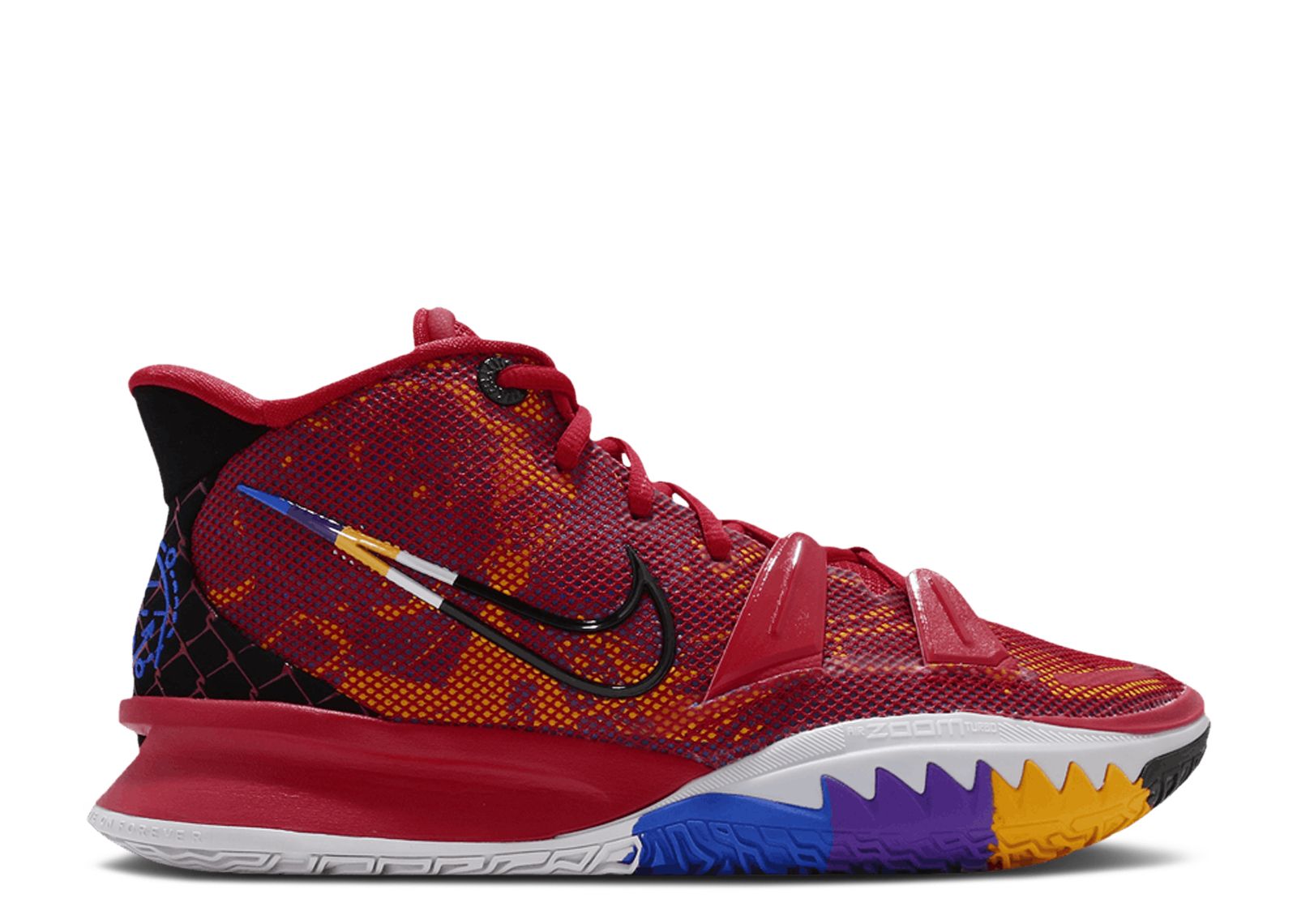 red and black kyrie 7