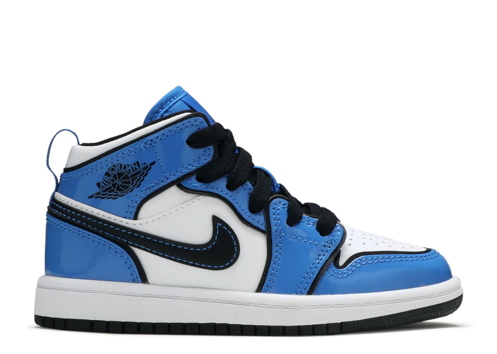 Jordan 1 retro mid shops signal blue size 3Y