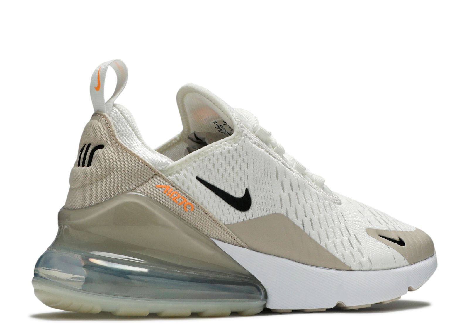 nike air 270 white and black