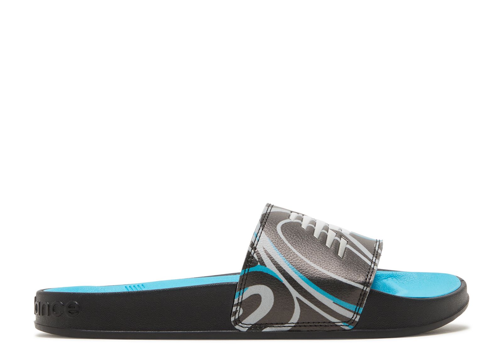 New Balance 200 Slides 'Black Virtual Sky' - New Balance - SMF200BL -  black/virtual sky | Flight Club