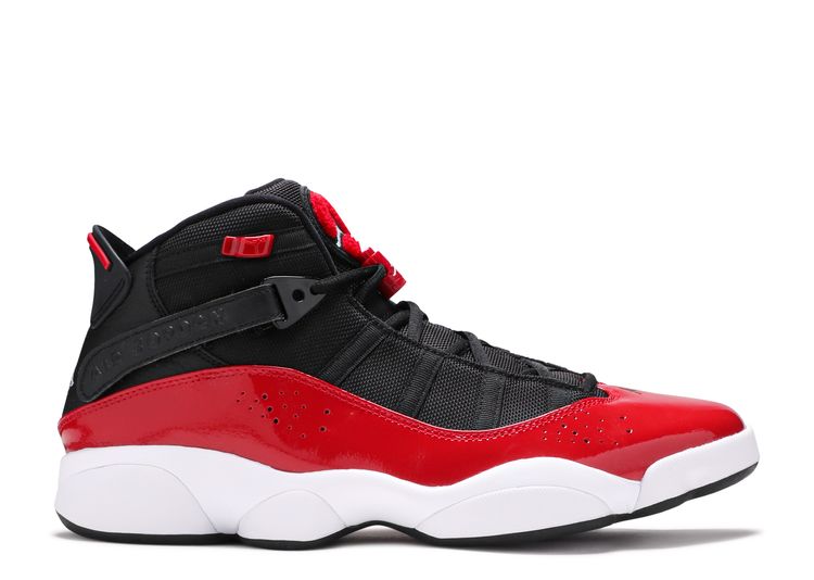 jordan six rings red and black