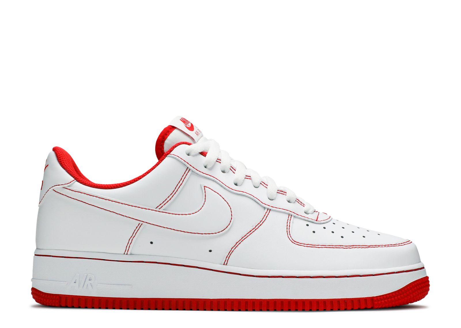 Air Force 1 '07 'Contrast Stitch White University Red' - Nike - CV1724 ...