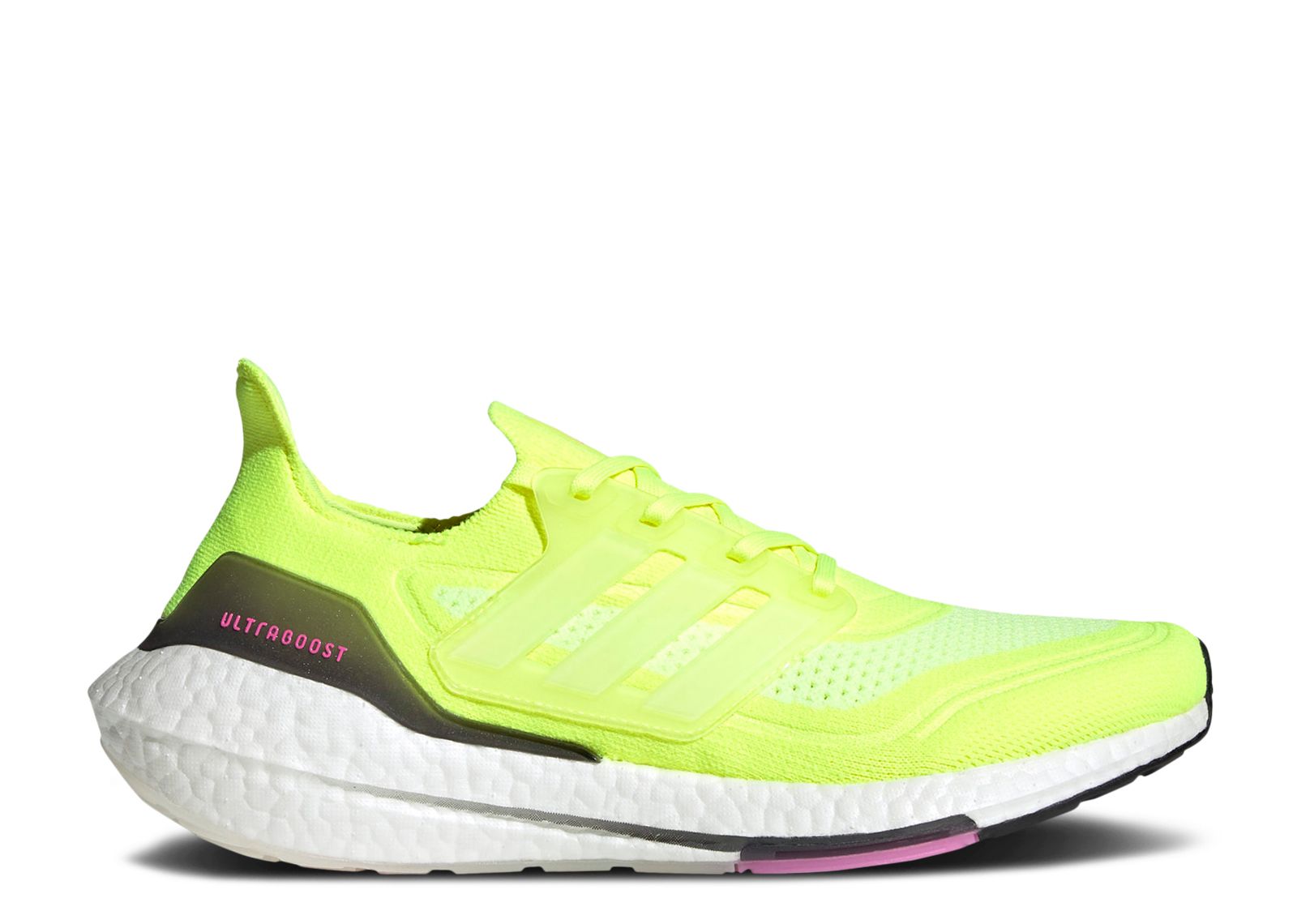 Adidas Ultra Boost 21 Solar Yellow Pink FY0373