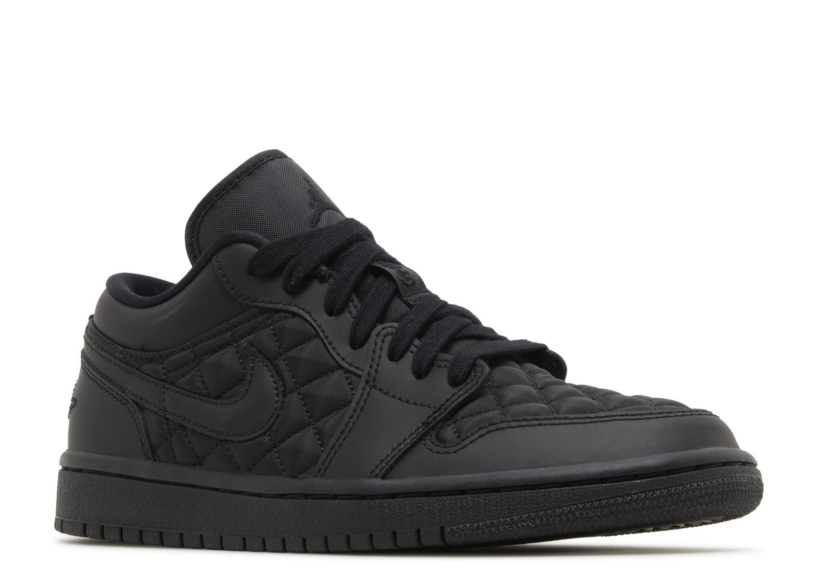 Wmns Jordan 1 Low ‘Triple Black Quilted’