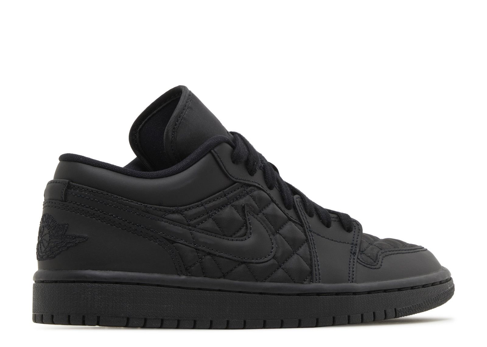 Wmns Jordan 1 Low ‘Triple Black Quilted’