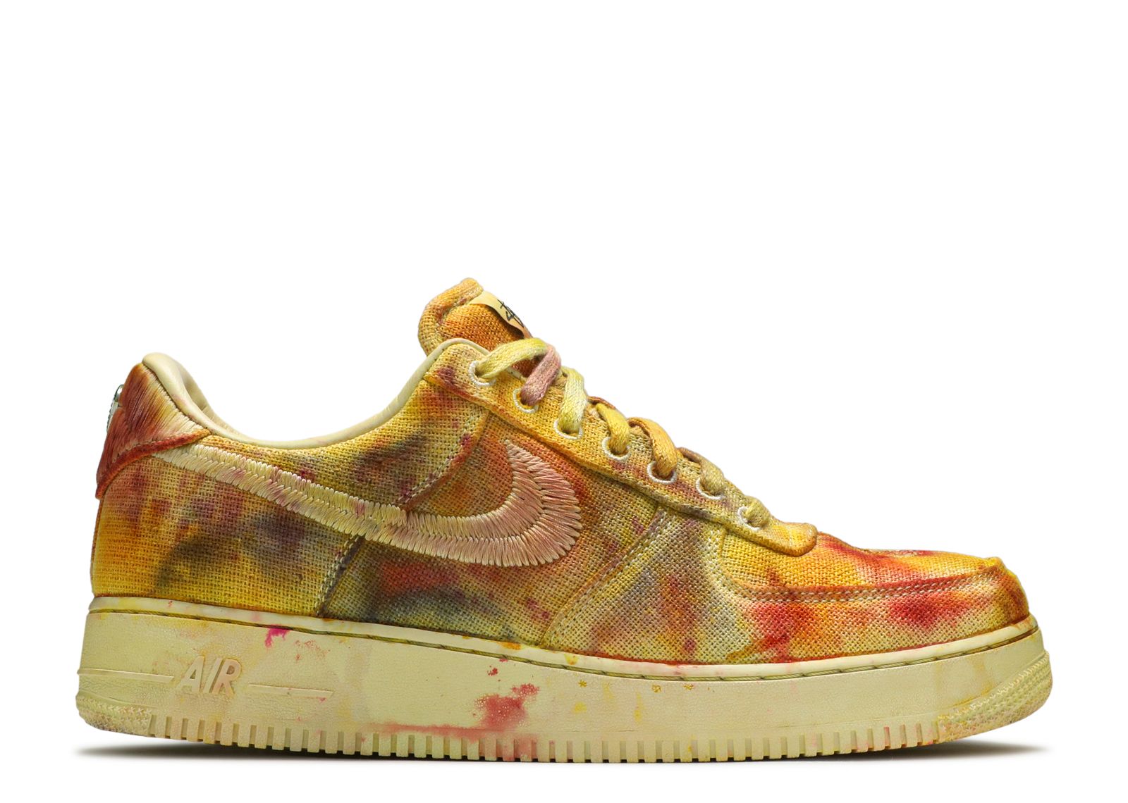 Stussy X Lookout & Wonderland X Air Force 1 Low 'Hand Dyed Yellow 