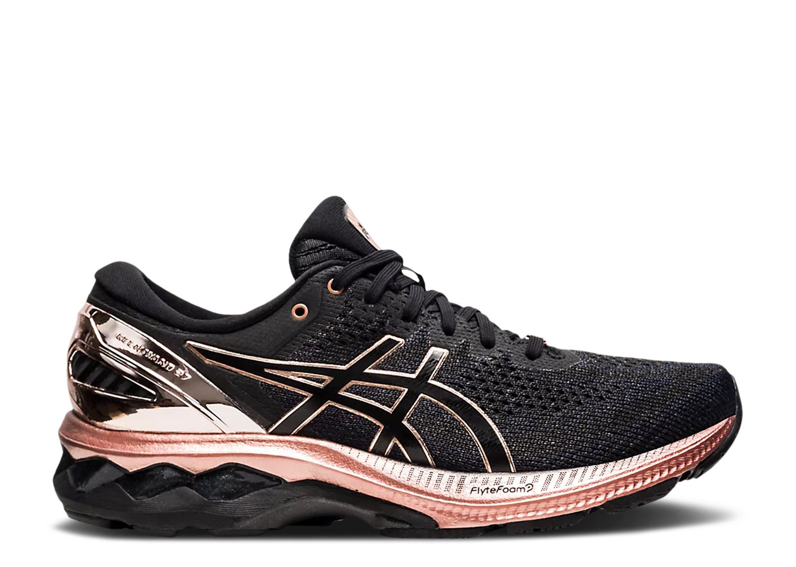 Wmns Gel Kayano 27 'Black Rose Gold'