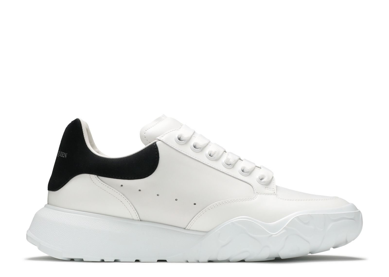 Alexander McQueen Oversized Court Trainer 'White Black'