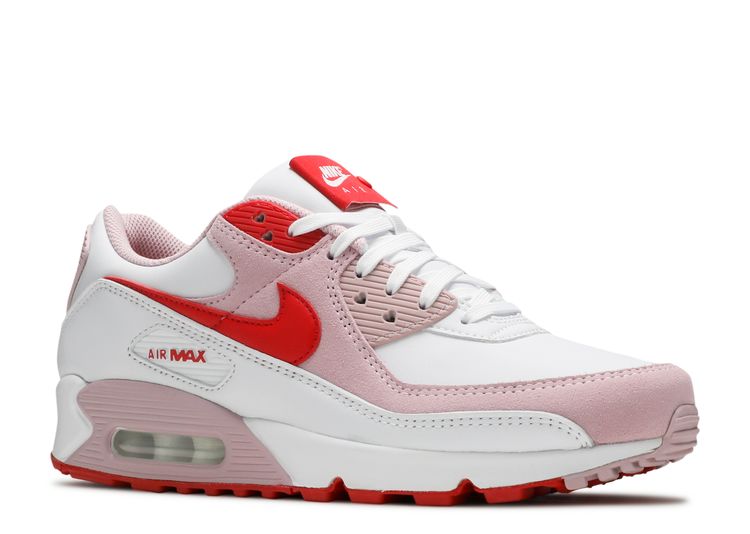 Wmns Air Max 90 'Love Letter' - Nike - DD8029 100 - white/university  red/tulip pink | Flight Club