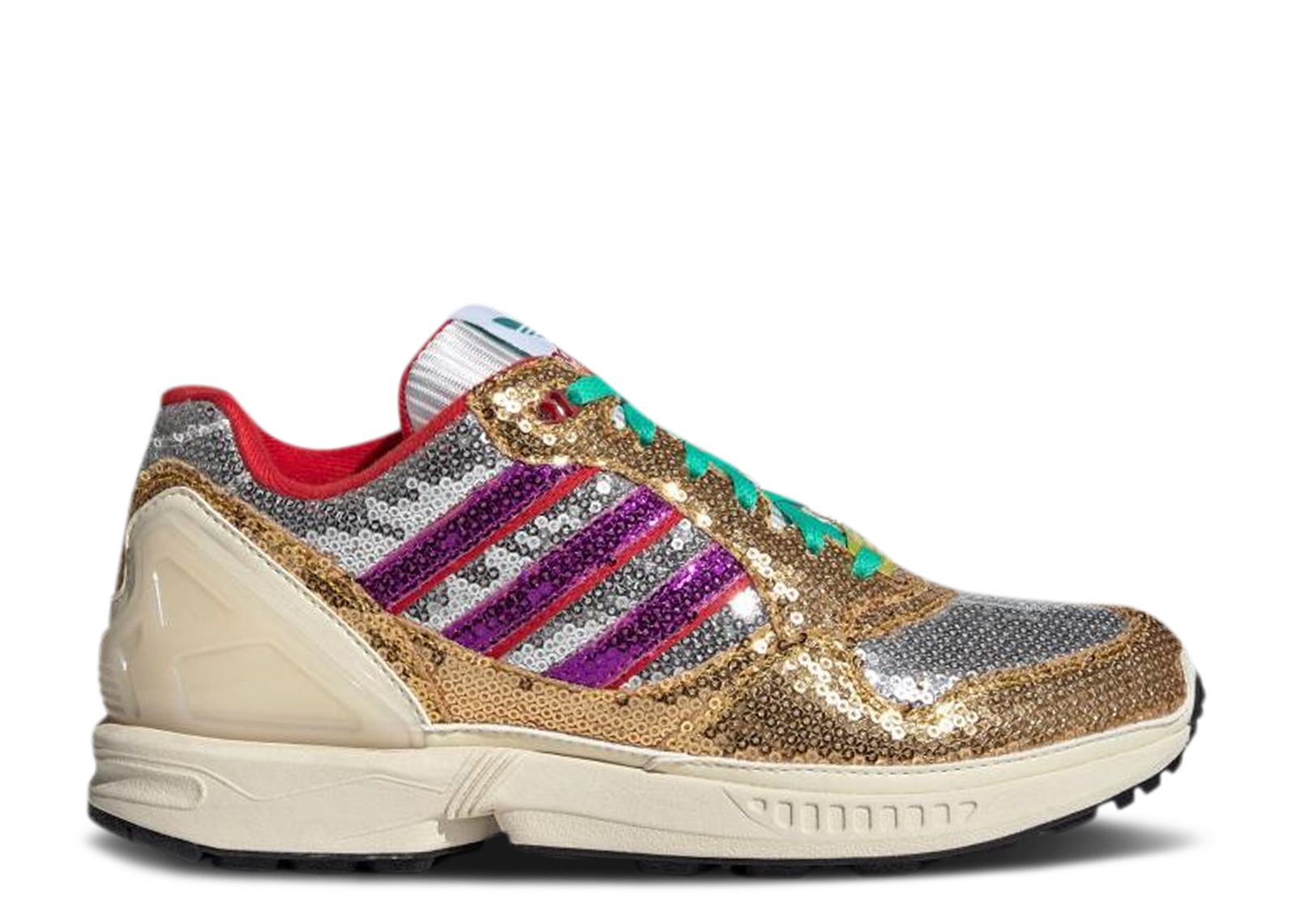 Wmns ZX 6000 'Sequin' - Adidas - FY6863 - crystal white/shock