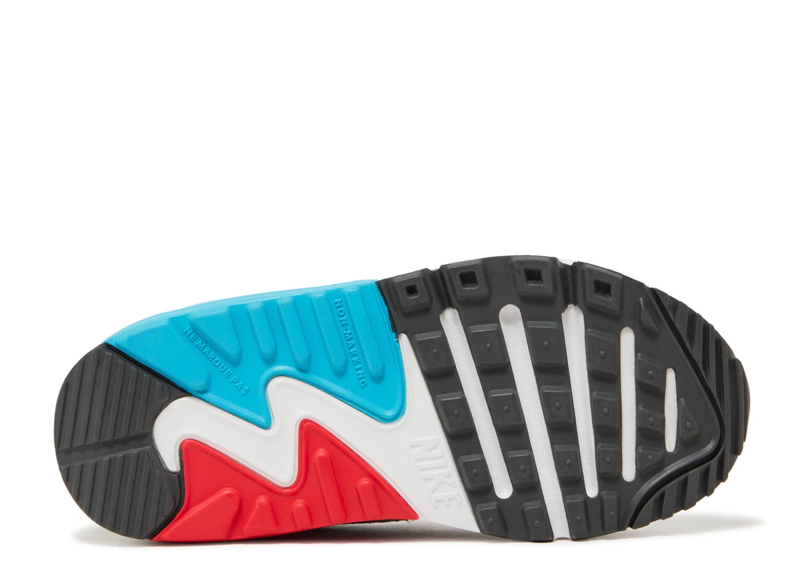 air max 90 white iron grey chlorine blue