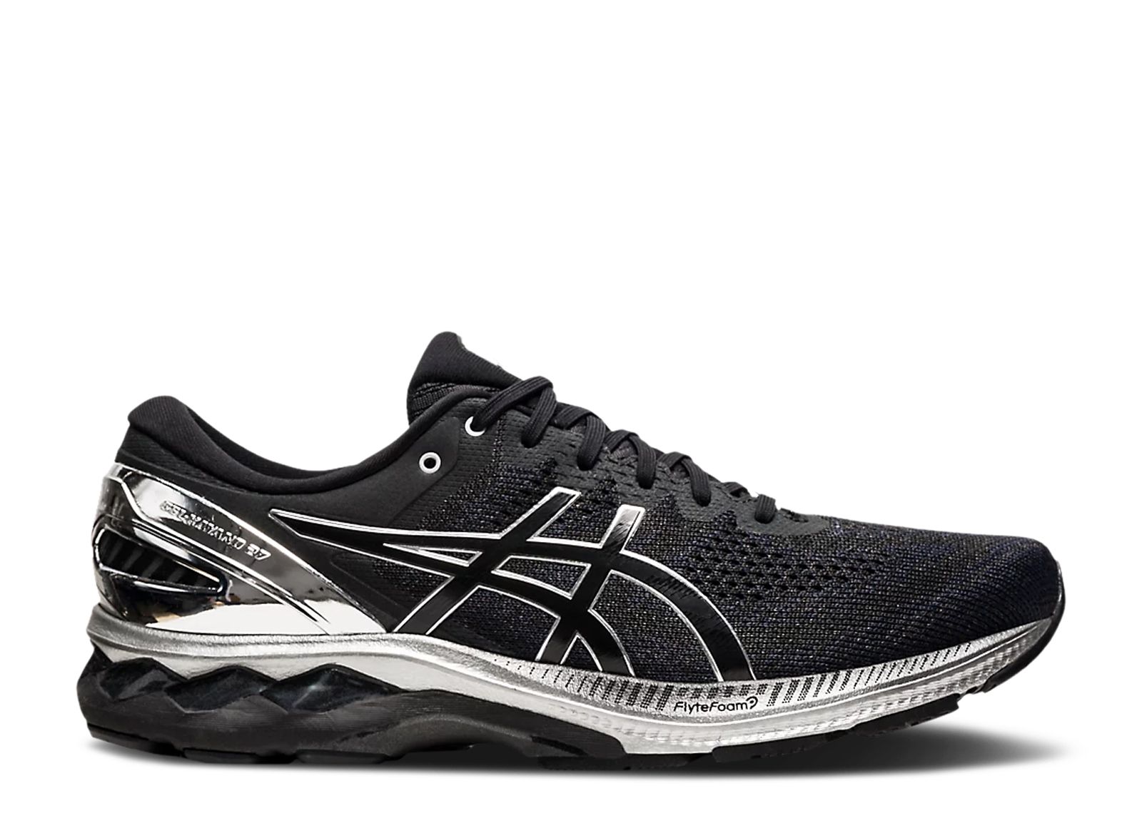 Gel Kayano 27 Platinum 'Black Pure Silver'