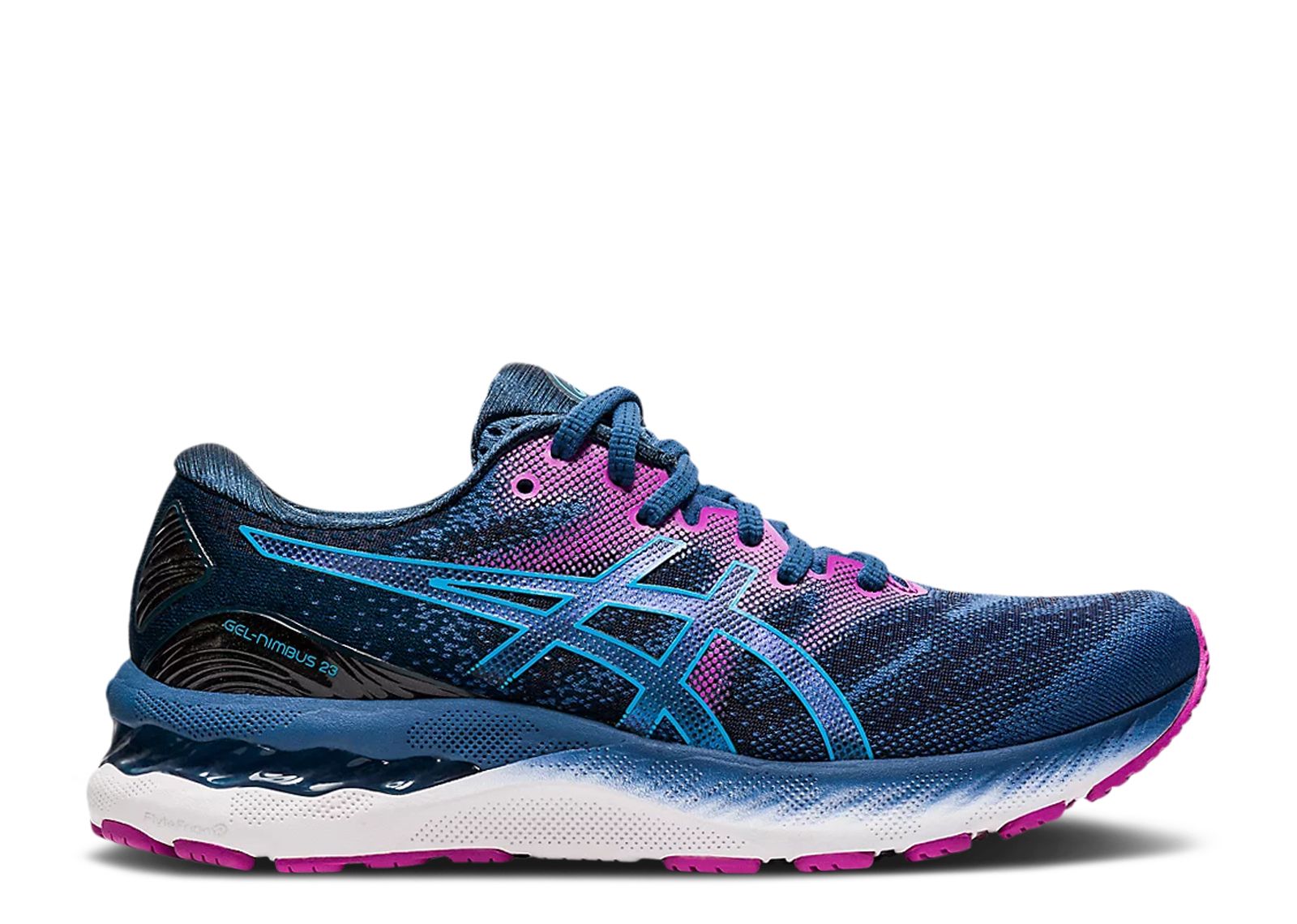 Wmns Gel Nimbus 23 Wide 'Digital Aqua Plum'