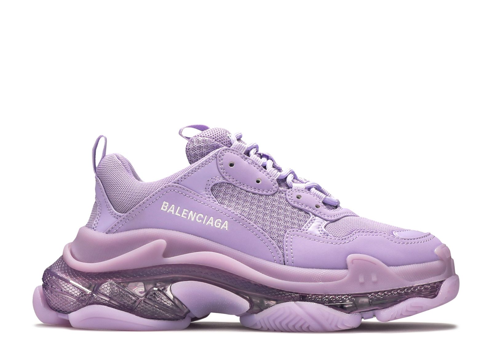 Balenciaga Wmns Triple S Sneaker 'Clear Sole Light Lilac