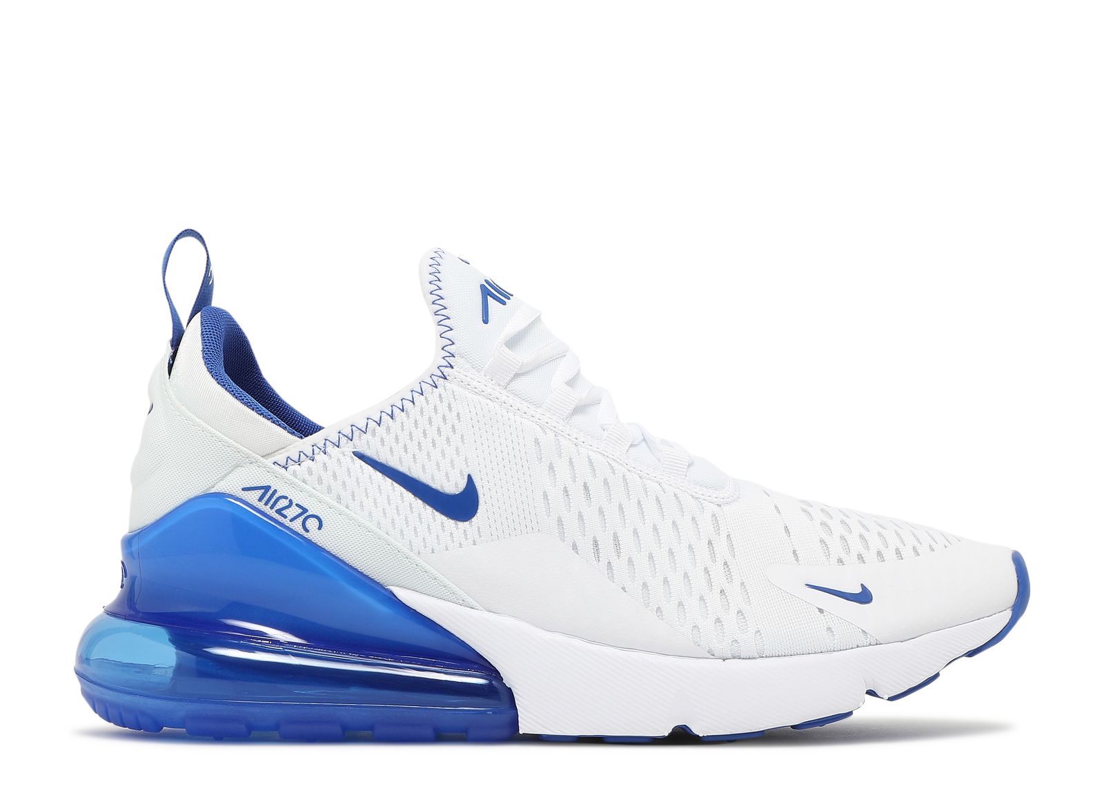 Air max 270 sale men's white and blue