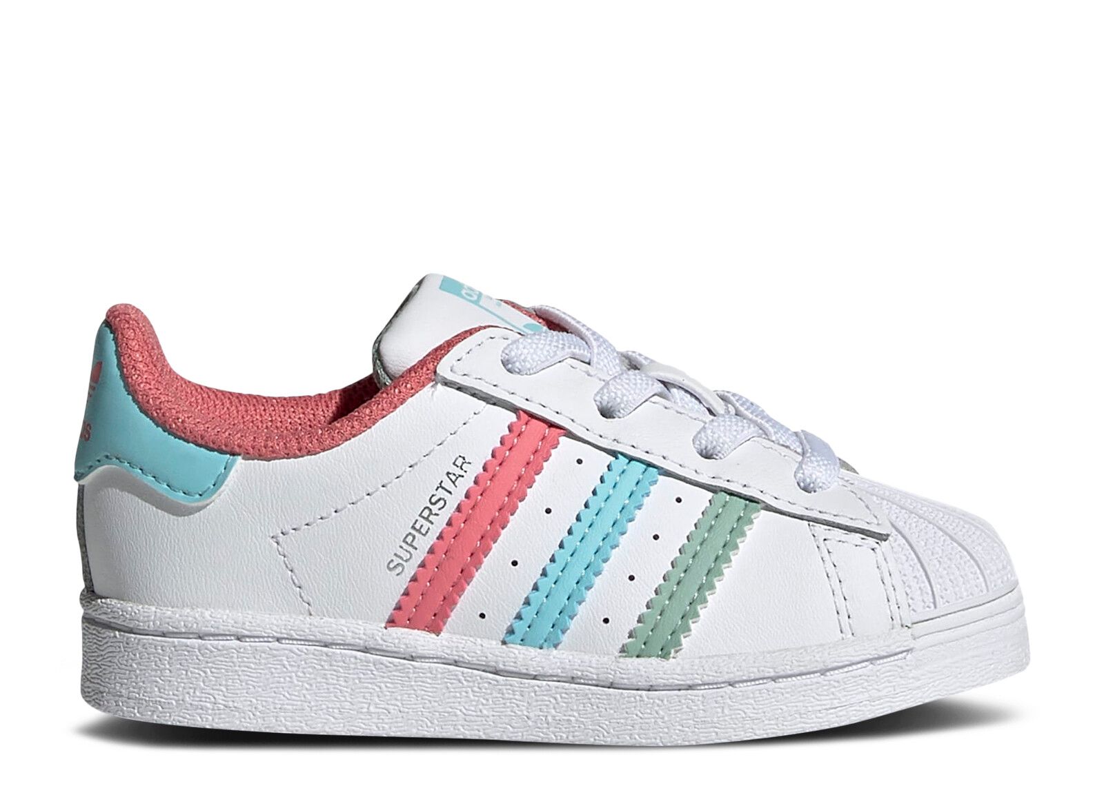 Superstar Infant 'White Hazy Rose Sky' - Adidas - FZ0654 - cloud white/hazy  rose/hazy sky | Flight Club