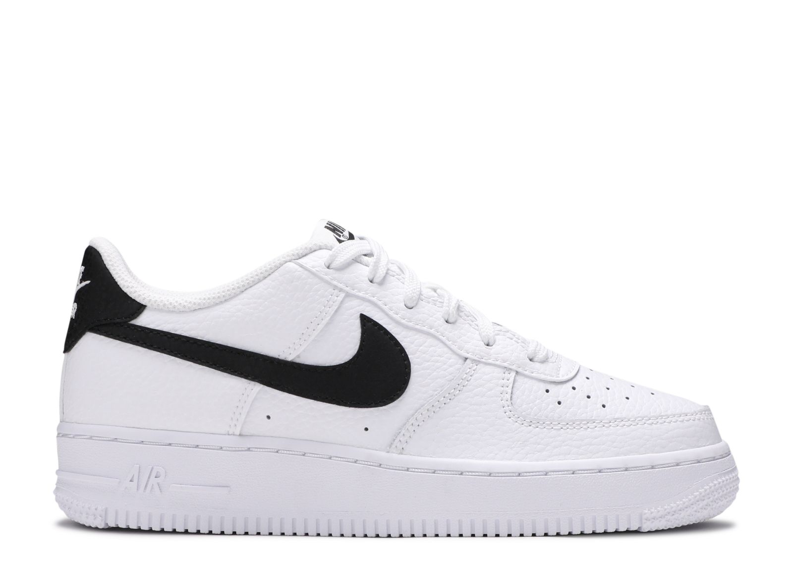 Nike Air Force 1 (GS) Big Kids' Shoes White-Black ct3839-100 