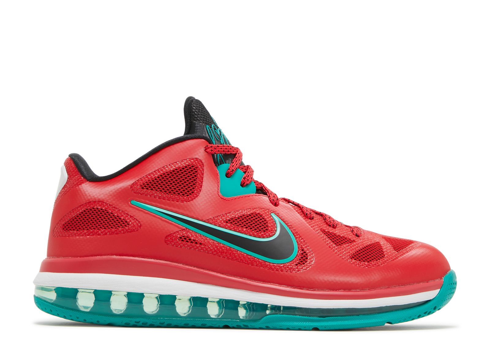 LeBron 9 Low 'Liverpool' 2020 - action red/new green/white/black